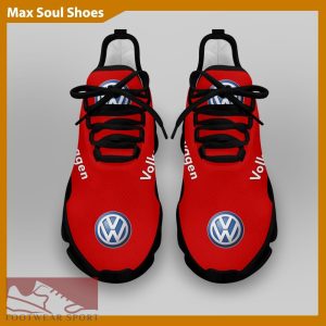 Volkswagen Racing Car Running Sneakers Radiate Max Soul Shoes For Men And Women - Volkswagen Chunky Sneakers White Black Max Soul Shoes For Men And Women Photo 4