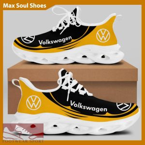 Volkswagen Racing Car Running Sneakers Stride Max Soul Shoes For Men And Women - Volkswagen Chunky Sneakers White Black Max Soul Shoes For Men And Women Photo 2