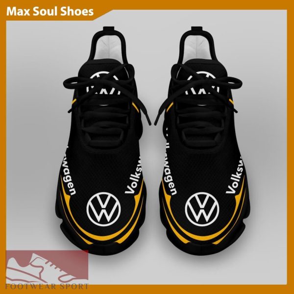 Volkswagen Racing Car Running Sneakers Stride Max Soul Shoes For Men And Women - Volkswagen Chunky Sneakers White Black Max Soul Shoes For Men And Women Photo 4