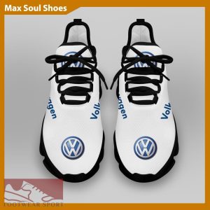 Volkswagen Racing Car Running Sneakers Vibe Max Soul Shoes For Men And Women - Volkswagen Chunky Sneakers White Black Max Soul Shoes For Men And Women Photo 4