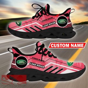 Custom Name Land Rover Logo Camo Pink Max Soul Sneakers Racing Car And Motorcycle Chunky Sneakers - Land Rover Logo Racing Car Tractor Farmer Max Soul Shoes Personalized Photo 6