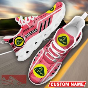Custom Name Lotus Logo Camo Pink Max Soul Sneakers Racing Car And Motorcycle Chunky Sneakers - Lotus Logo Racing Car Tractor Farmer Max Soul Shoes Personalized Photo 15