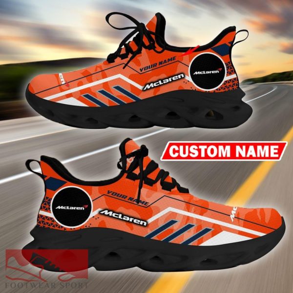 Custom Name McLaren Logo Camo Orange Max Soul Sneakers Racing Car And Motorcycle Chunky Sneakers - McLaren Logo Racing Car Tractor Farmer Max Soul Shoes Personalized Photo 9