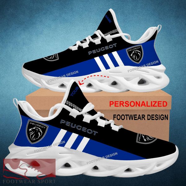 Car Racing Peugeot Style Chunky Shoes New Design Gift Fans Max Soul Sneakers Personalized - Car Racing Peugeot Logo New Style Chunky Shoes Photo 2