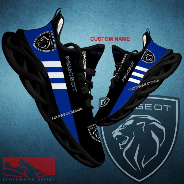 Car Racing Peugeot Style Chunky Shoes New Design Gift Fans Max Soul Sneakers Personalized - Car Racing Peugeot Logo New Style Chunky Shoes Photo 1