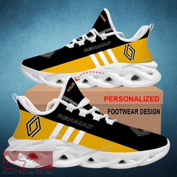 Car Racing Renault Style Chunky Shoes New Design Gift Fans Max Soul Sneakers Personalized - Car Racing Renault Logo New Style Chunky Shoes Photo 2