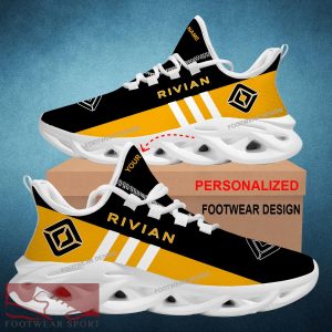 Car Racing Rivian Style Chunky Shoes New Design Gift Fans Max Soul Sneakers Personalized - Car Racing Rivian Logo New Style Chunky Shoes Photo 2
