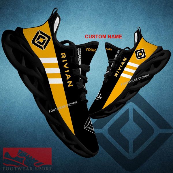 Car Racing Rivian Style Chunky Shoes New Design Gift Fans Max Soul Sneakers Personalized - Car Racing Rivian Logo New Style Chunky Shoes Photo 1