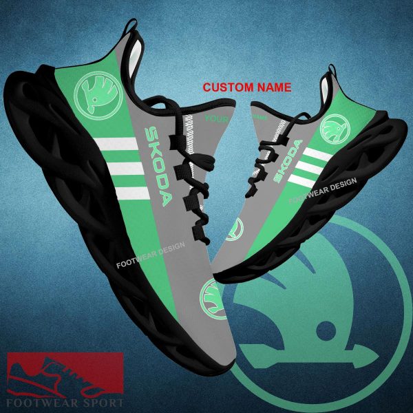 Car Racing Skoda Style Chunky Shoes New Design Gift Fans Max Soul Sneakers Personalized - Car Racing Skoda Logo New Style Chunky Shoes Photo 1