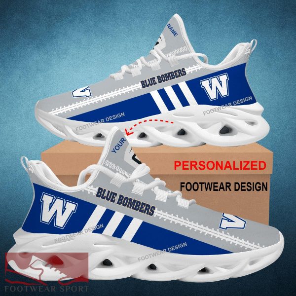 CFL Winnipeg Blue Bombers Chunky Shoes New Design Gift Fans Max Soul Sneakers Personalized - CFL Winnipeg Blue Bombers Logo New Chunky Shoes Photo 2