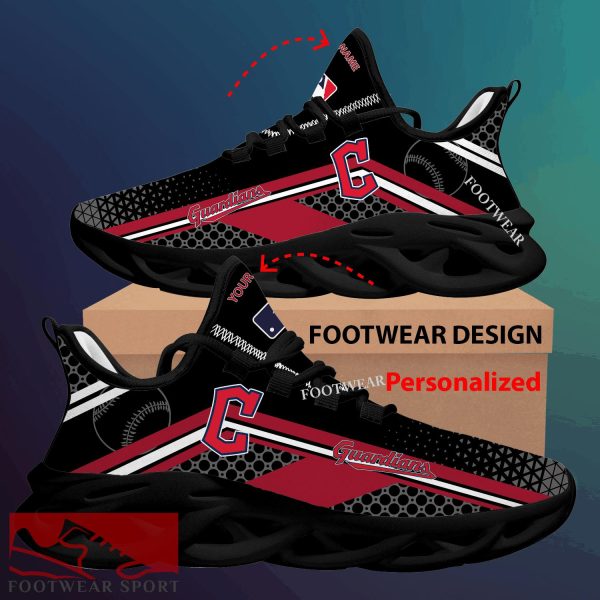 Cleveland Guardians Max Soul Shoes New Season Personalized For Men Women Chunky Sneaker Athleisure Fans - MLB Cleveland Guardians Max Soul Shoes New Season Personalized Photo 2