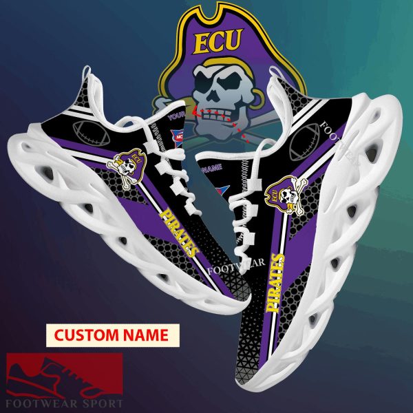 East Carolina Pirates Max Soul Shoes New Season Personalized For Men Women Chunky Sneaker Design Fans - NCAA East Carolina Pirates Max Soul Shoes New Season Personalized Photo 1