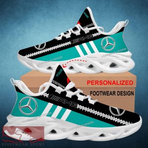 F1 Racing Mercedes AMG PETRONAS F1 Team Chunky Shoes New Design Gift Fans Max Soul Sneakers Personalized - F1 Racing Mercedes AMG PETRONAS F1 Team Logo New Chunky Shoes Photo 2