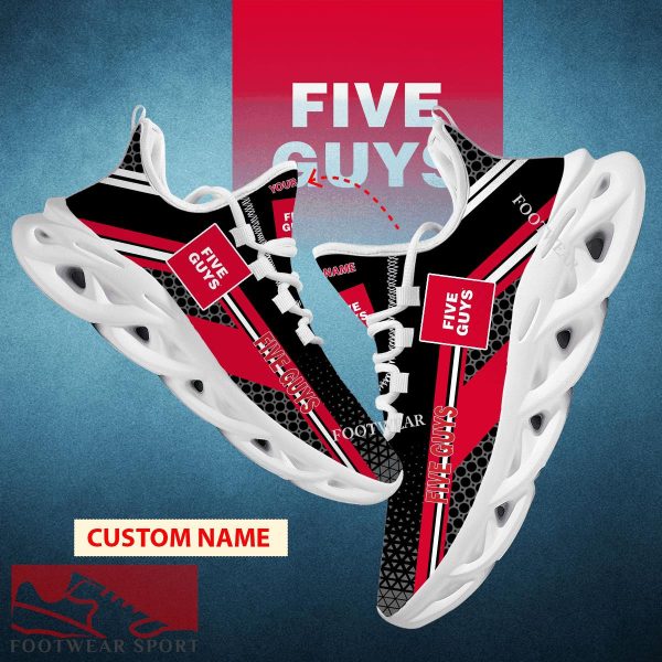 Five Guys Logo Personalized Max Soul Shoes For Men Women Chunky Sneaker Embody Fans - five guys Logo Personalized Chunky Shoes Photo 1